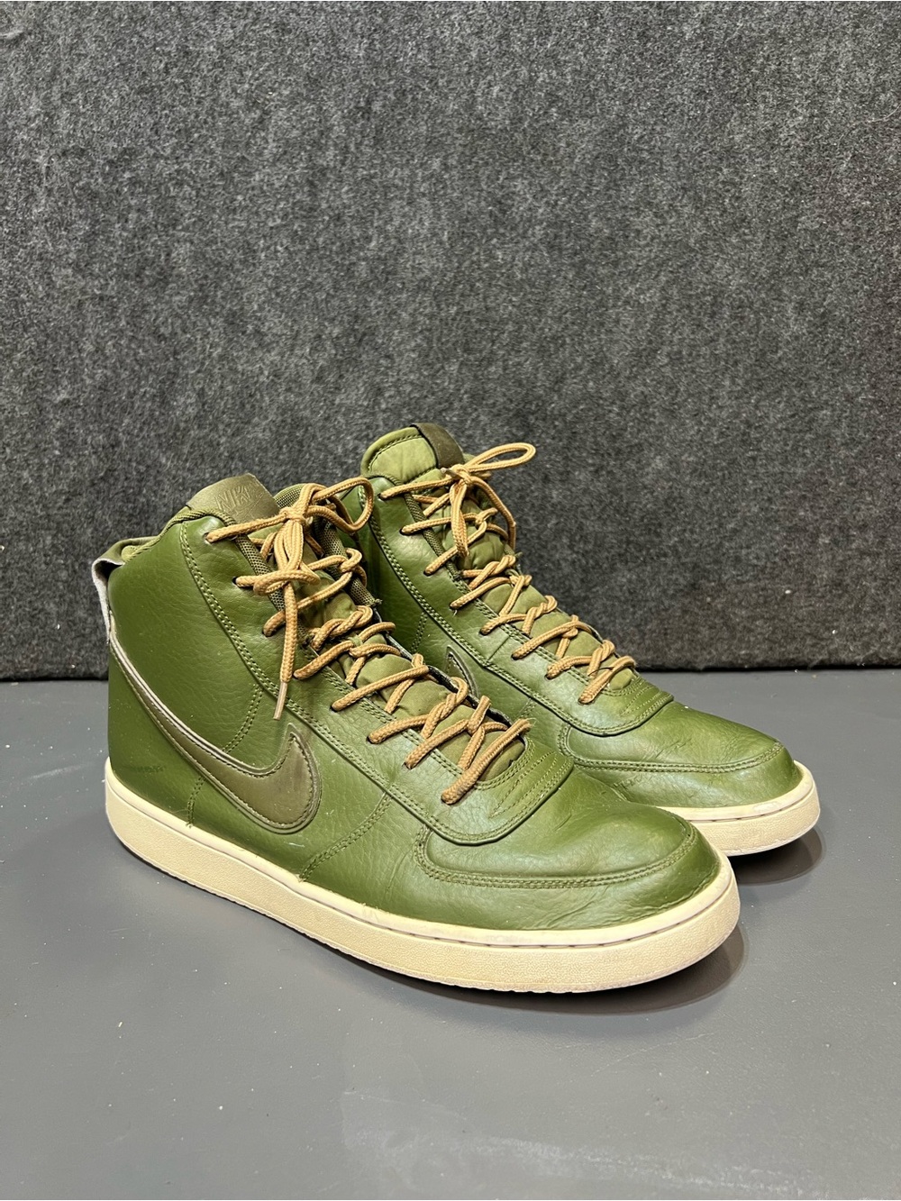 Nike Vandal High Supreme Leather in the 'Legion Green' colorway, Men’s Size 11